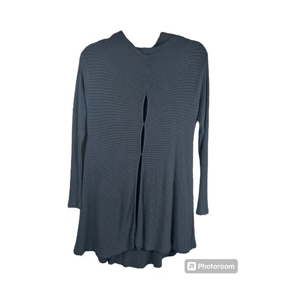We The Free Long Sleeve 'Lovers Rib Thermal' Tunic Open Back Cowl Neck Size S - Picture 3 of 7